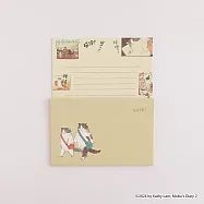 【日本Green Flash】Mobu&rsquo;s Diary第二彈 信封紙組 ‧ Meow
