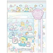 San-X 角落生物企鵝湖系列信組/ 藍