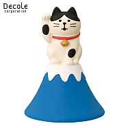 【DECOLE】concombre FUKU福MONO 開運富士山 富士山招財貓・八字臉