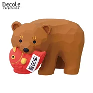 【DECOLE】concombre FUKU福MONO 開運富士山 運福木雕熊