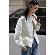 【MsMore】 緹花鏤空小香刺繡重工外套# 126515 2XL 米白色