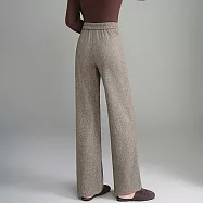 【MsMore】 羊絨感毛呢高腰寬鬆百搭氣質時尚窄版直筒長褲# 126482 3XL 卡其色