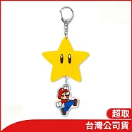 任天堂原廠周邊 無敵星星 瑪利歐吊飾貼紙組(超級瑪利歐系列)