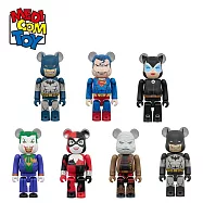 【日本正版授權】隨機1款 BE@RBRICK CHASE 蝙蝠俠 緘默 盒玩 公仔/擺飾