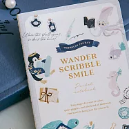 【wwiinngg】空白護照筆記本-泡泡事務所(海藍)