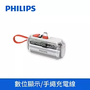 PHILIPS FunCube 透明款行動電源5000mAh DLP2568CW 白色