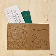 吉伊卡哇皮革護照套 兔兔