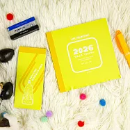 【conifer綠的事務】2026年生活軌跡月計畫+日序小便籤組合 光影行旅/黃