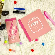 【conifer綠的事務】2026年生活軌跡月計畫+日序小便籤組合 櫻色日常/粉