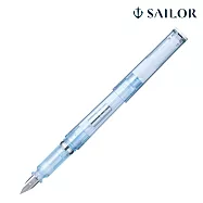 【日本寫樂SAILOR】TUZU Adjust 可調整鋼筆 晶透系列/ 晶透藍/ M 中字
