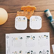 【右手超人】2026年 月曆貼紙