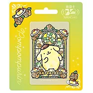三麗鷗彩繪玻璃SUPERCARD悠遊卡 布丁狗【受託代銷】【受託代銷】