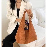 O-ni O-ni全新品精選優質皮革麂皮大容量流浪大包包時尚經久耐用托特包(品質保證)(bag-6163) 棕色