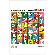 HALLMARK SNOOPY 75週年紀念款_明信片 _SNOOPY繽紛色塊
