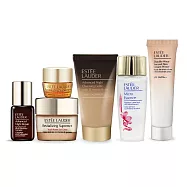 ESTEE LAUDER 雅詩蘭黛 激亮透潤美肌組[潔顏蜜+修護露+膠原霜+眼霜+乖乖乳+原生露]-公司貨