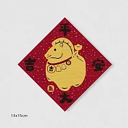 佳墨春聯-黃金喜慶-斗方- 平安大吉 DG25-02