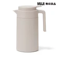 【MUJI 無印良品】方便清洗保溫保冷壺/灰米/1.3L1入