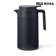 【MUJI 無印良品】方便清洗保溫保冷壺/黑/1.3L1入