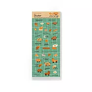 【Laszlo】手帳貼紙 | 什物 a kind of caf&eacute; _ TRAVEL WITH FLAVORS