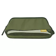 KOKUYO 展開式網狀筆袋- 卡其