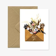 【AWS】Flower Envelop - Thank you 感謝卡