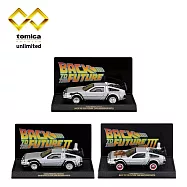 【日本正版授權】TOMICA PREMIUM 無極限 回到未來 40週年套組 時光機/迪羅倫 玩具車/多美小汽車