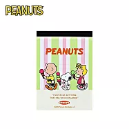 【日本正版授權】史努比 迷你便條本 日本製 2種圖樣 便條紙 Snoopy/PEANUTS - A款