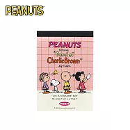 【日本正版授權】史努比 迷你便條本 日本製 2種圖樣 便條紙 Snoopy/PEANUTS - D款