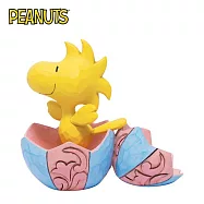 【正版授權】Enesco 迷你糊塗塌客 從蛋殼出生 塑像 公仔/精品雕塑 胡士托/Snoopy/PEANUTS
