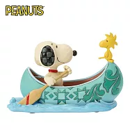 【正版授權】Enesco 史努比和糊塗塌客 划船 塑像 公仔/精品雕塑 胡士托/Snoopy/PEANUTS