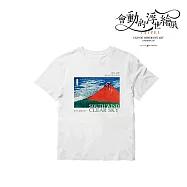 翡冷翠文創浮世繪藝術T恤|葛飾北齋《凱風快晴》 L 白