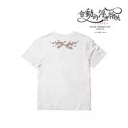 翡冷翠文創浮世繪刺繡藝術T恤|《櫻花》 L 白