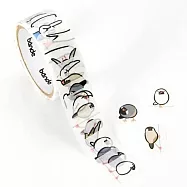 【日本bande】日本貼紙型和紙膠帶 ‧ 住在手帳裡的人們(文鳥)