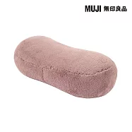 【MUJI 無印良品】保暖多用途靠枕/迷你/紫紅49x22x15cm