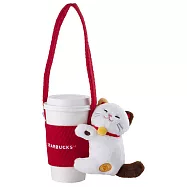 [星巴克]抱抱招財貓單杯提袋