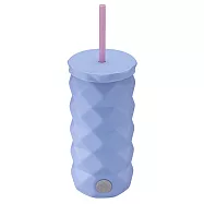 [星巴克]藍色菱格不鏽鋼TOGO冷水杯