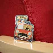 好運幸運符鏡面貼 【行車平安】