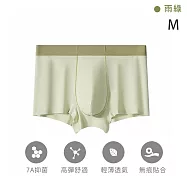 【TANBO】純棉男士內褲 高透氣性 舒適柔軟 -雨綠(M)