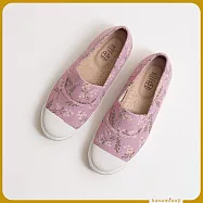 【花見小路】果果日 她的名字 女鞋 手工布鞋 寬楦 JP23 粉紫