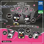 【日本正版授權】全套5款 酷洛米X酷企鵝 色彩公仔 扭蛋/轉蛋 090745