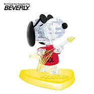 【日本正版授權】BEVERLY 史努比 JOE COOL 立體水晶拼圖 36片 3D拼圖/水晶拼圖 公仔/模型 Snoopy/PEANUTS