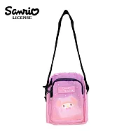 【日本正版授權】三麗鷗 貓咪幽靈系列 隨身側背包 - 美樂蒂