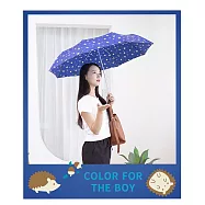 【德國boy】UPF50 輕量大傘面防風都市印象三折晴雨傘_多色 森林刺蝟