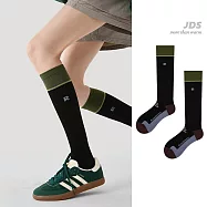 【JDS設計襪】微壓薄款 健身小腿肌運動壓力襪 - 黑色