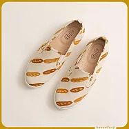 【花見小路】果果日 gochisou聯名 法棍樂福鞋 女鞋 寬楦 JP23 麵包