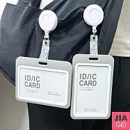 JIAGO 伸縮識別證掛繩/悠遊卡套/證件夾 橫卡