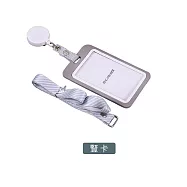 JIAGO 伸縮識別證掛繩/悠遊卡套/證件夾 豎卡