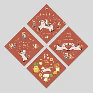 【 Hello Studio 你好工作室 】 馬上會幸福 Lucky Pony Year | 春聯四入組