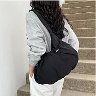 O-ni O-ni全新品精選優質防水牛津布大容量簡約時尚大包包輕量級經久耐用皺褶包(品質保證)(bag-6166) 黑色