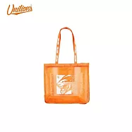 【統一獅】猛獅透明橘色網袋